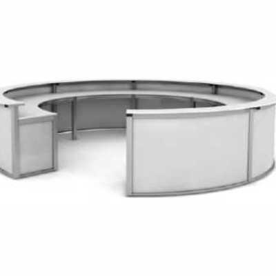 ../frankl24shop/Bars-Barsystem Alu- Bar-rund mit Thekenaufsatz 530